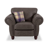 Ashford Club Chair Arizona Charcoal from Roseland Furniture