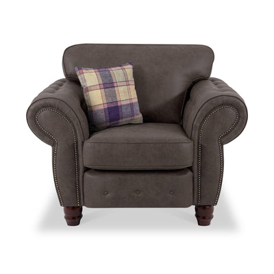 Ashford Faux Leather Club Chair