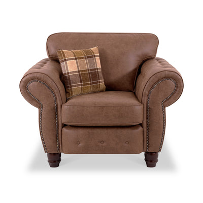 Ashford Faux Leather Club Chair