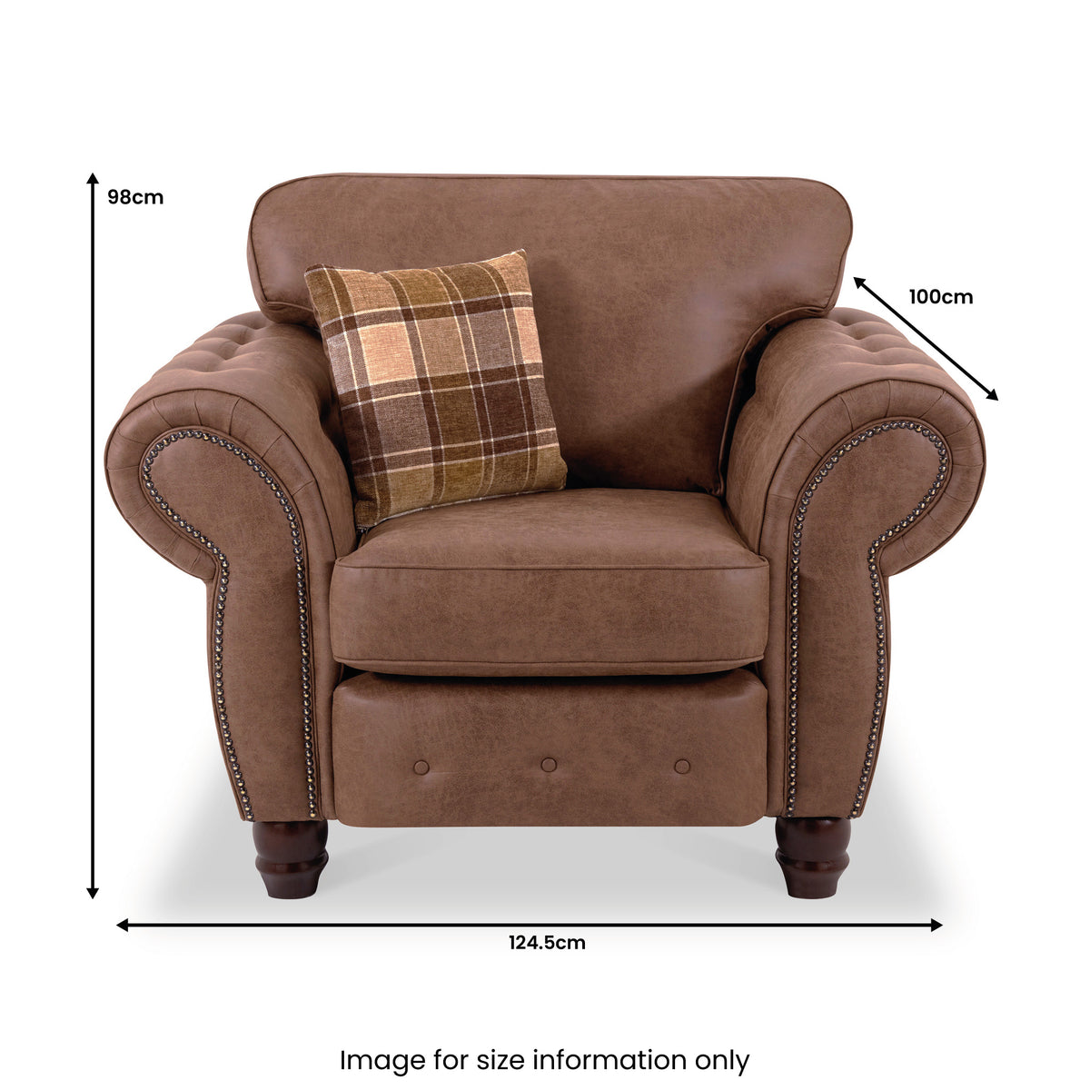 Ashford Club Chair Arizona Tan from Roseland Furniture