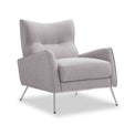 Charlie Accent Chair in Grey Linen by Roseland Furniture