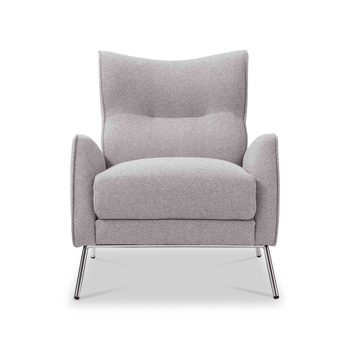 Charlie Accent Chair in Grey Linen by Roseland Furniture