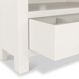 Farrow Washed Oak White Corner TV Unit SH from Roseland Furniture