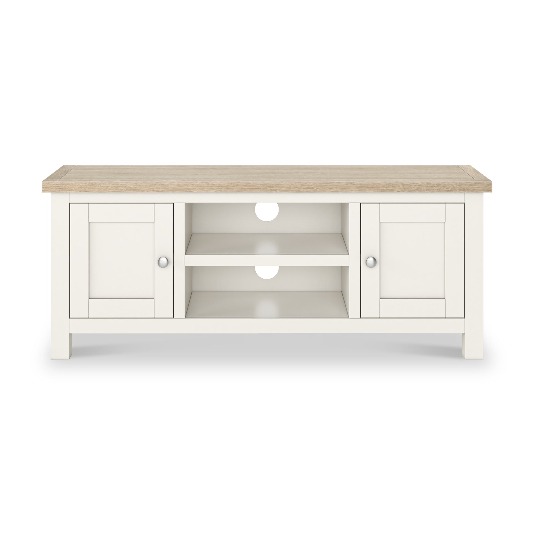 Farrow Washed Oak White 120cm TV Unit SH from Roseland Furniture