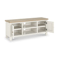 Farrow Washed Oak White 120cm TV Unit SH from Roseland Furniture