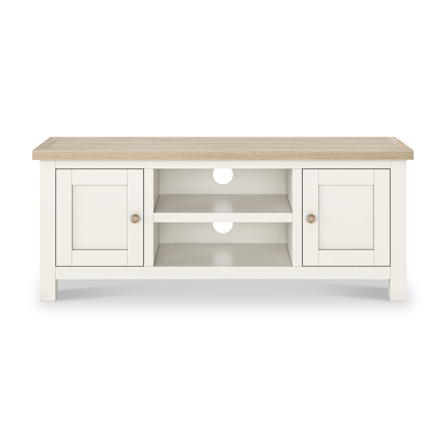 Farrow Washed Oak White 120cm TV Unit SH from Roseland Furniture