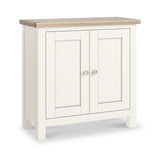 Farrow Coconut White Cupboard with metal handles from Roseland Furniture