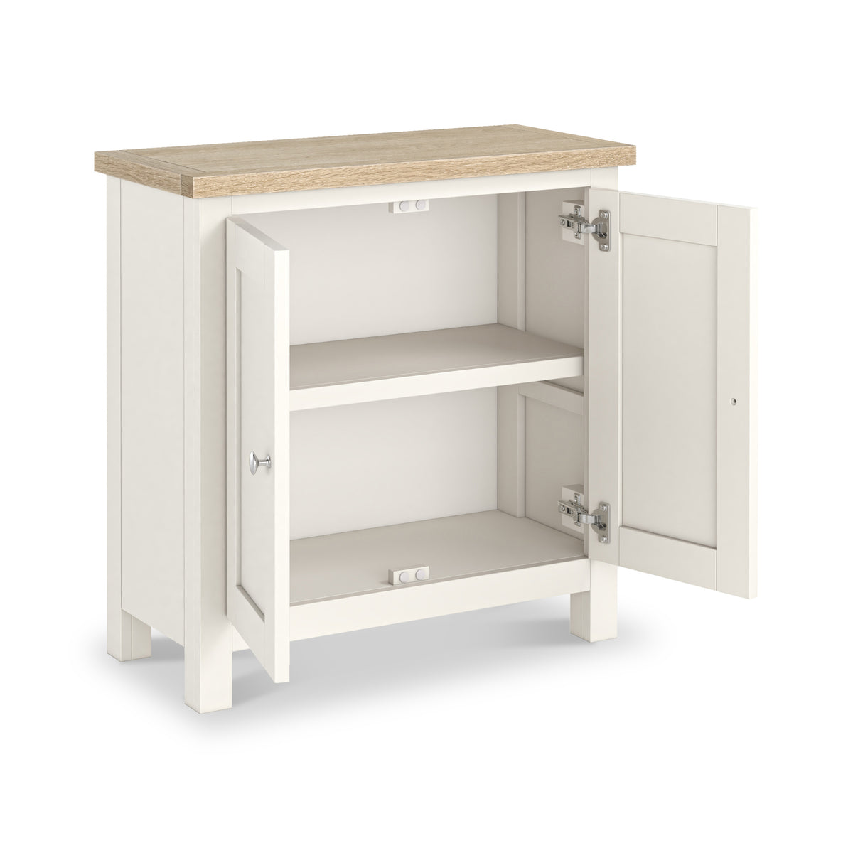 Farrow Washed Oak White Mini Cupboard SH from Roseland Furniture