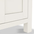 Farrow Coconut White Cupboard with from Roseland Furniture - close up of leg