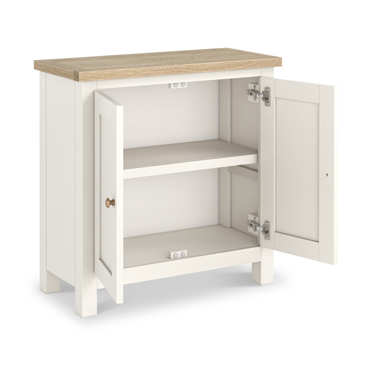 Farrow Washed Oak White Mini Cupboard SH from Roseland Furniture