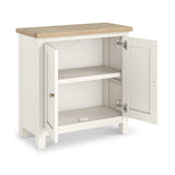 Farrow Washed Oak White Mini Cupboard SH from Roseland Furniture