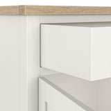 Farrow Washed Oak White Mini Sideboard SH from Roseland Furniture