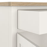 Farrow Washed Oak White Small Sideboard SH from Roseland Furniture