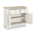 Farrow Washed Oak White Small Sideboard SH from Roseland Furniture