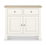Farrow Washed Oak White Small Sideboard SH from Roseland Furniture