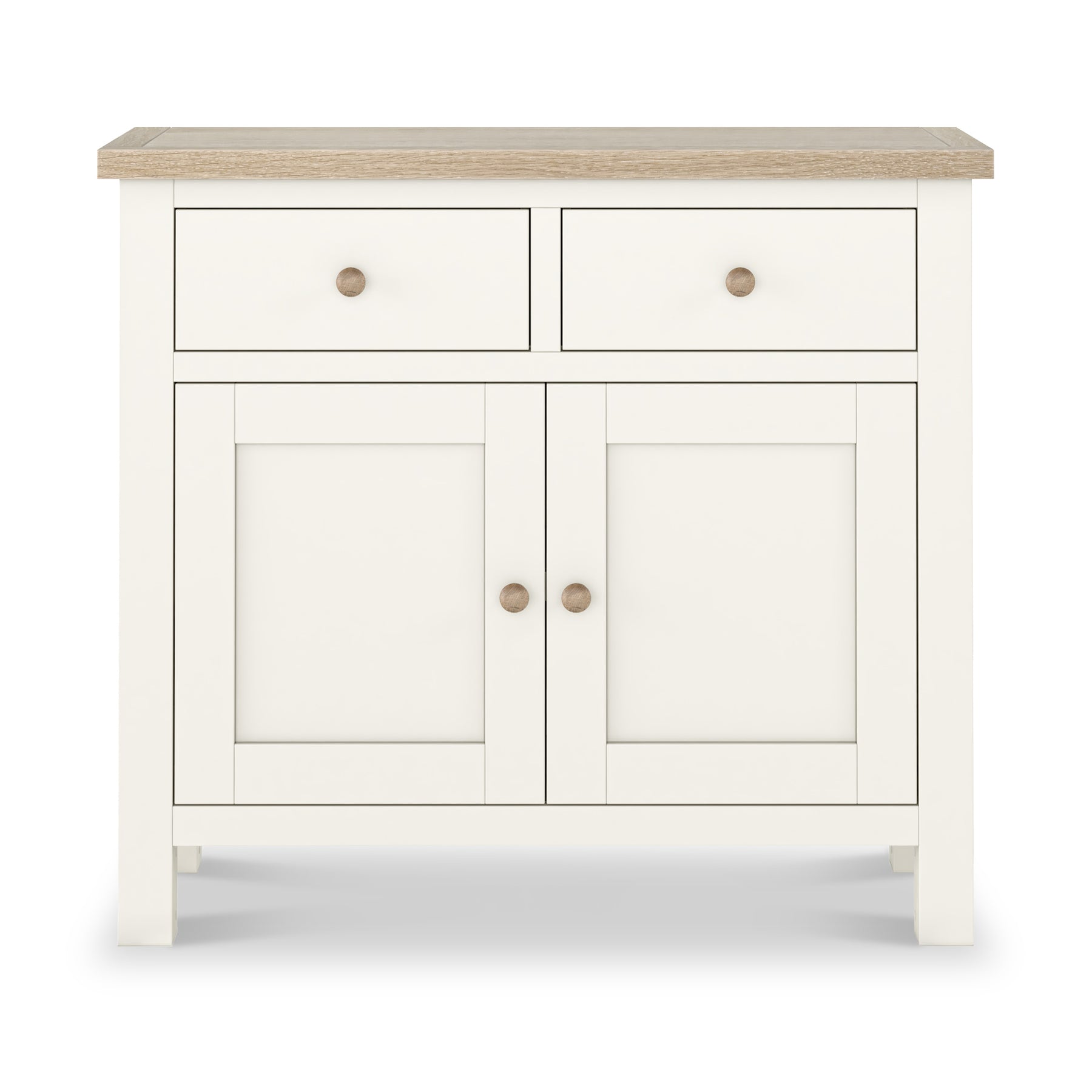 Farrow Washed Oak White Small Sideboard SH from Roseland Furniture