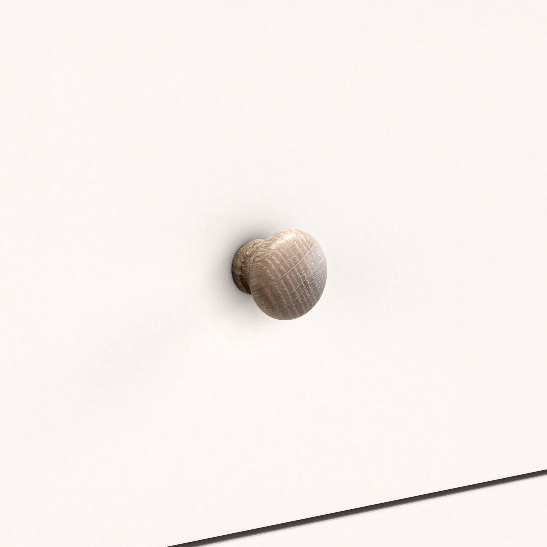 Farrow Coconut White Large Sideboard with wooden handles from Roseland Furniture