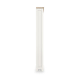 Farrow Washed Oak White Large Bookcase from Roseland Furniture