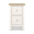 Farrow Washed Oak White Slim Bedside SH from Roseland Furniture