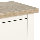 Farrow Coconut White Bedside Table from Roseland