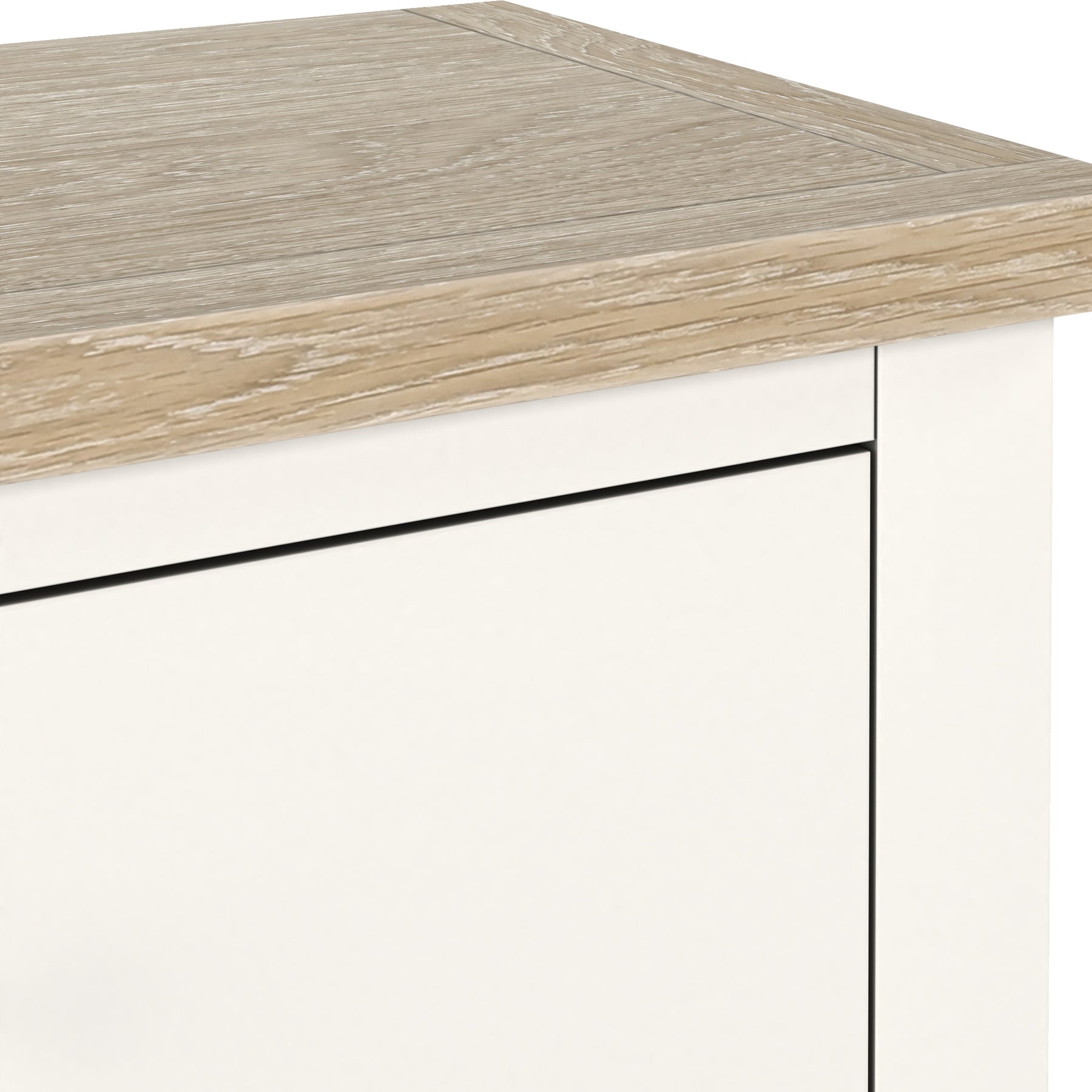 Farrow Washed Oak White 3 Drawer Chest SH from Roseland Furniture