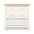 Farrow Washed Oak White 3 Drawer Chest SH from Roseland Furniture