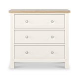 Farrow Washed Oak White 3 Drawer Chest SH from Roseland Furniture