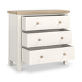 Farrow Washed Oak White 3 Drawer Chest SH from Roseland Furniture