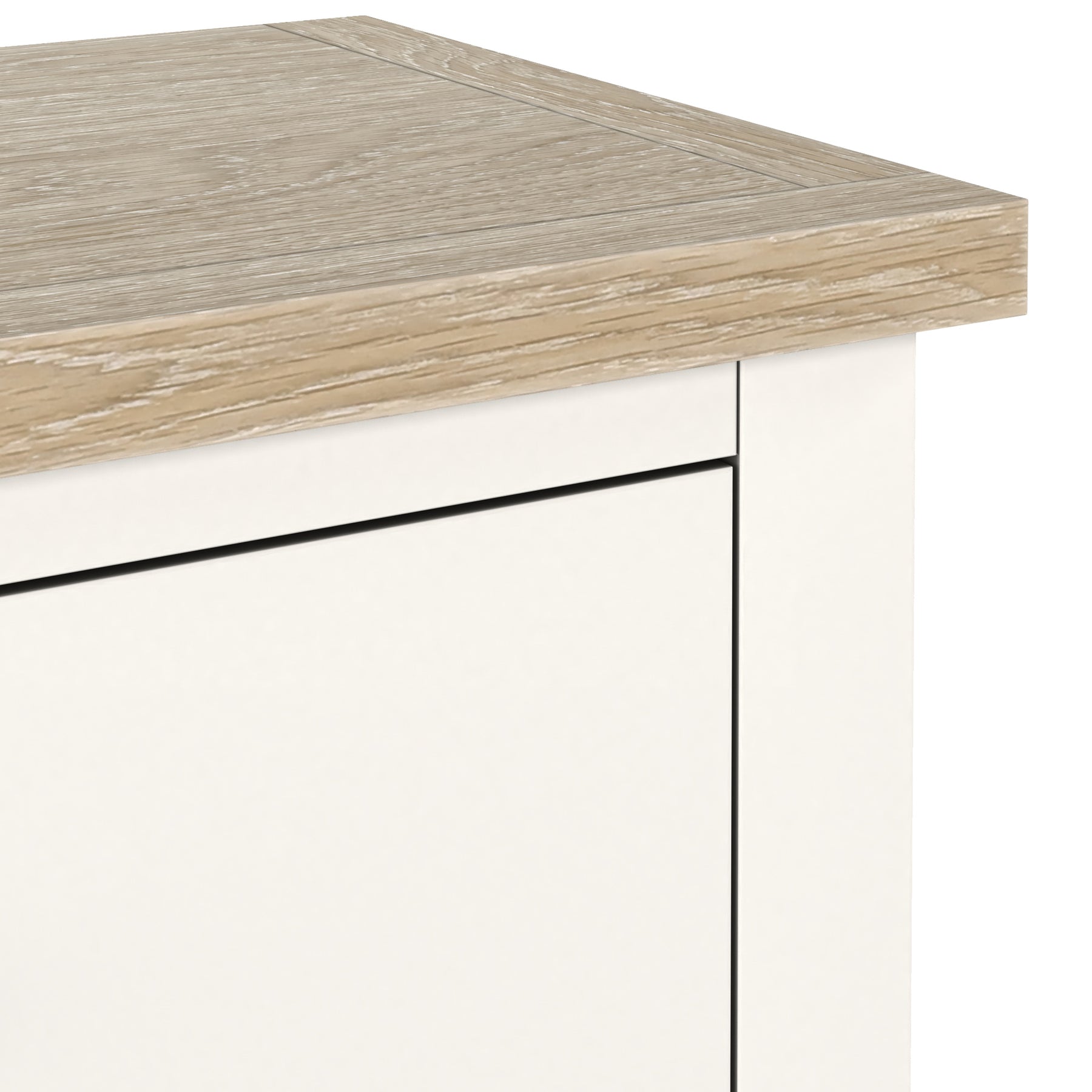 Farrow Washed Oak White 6 Drawer Chest SH from Roseland Furniture