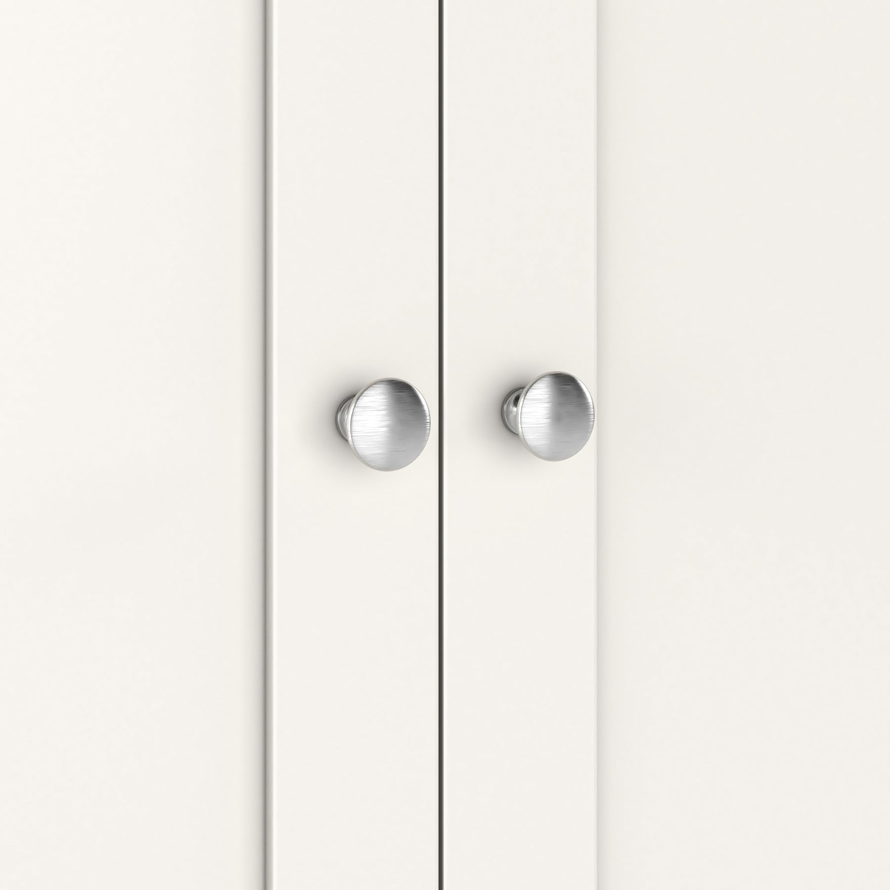 Farrow Triple Wardrobe with Drawers and metal handles from Roseland Furniture