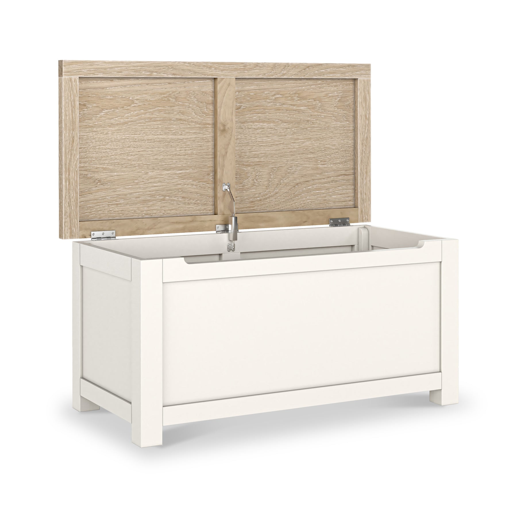 Farrow Washed Oak White Blanket Box from Roseland Furniture