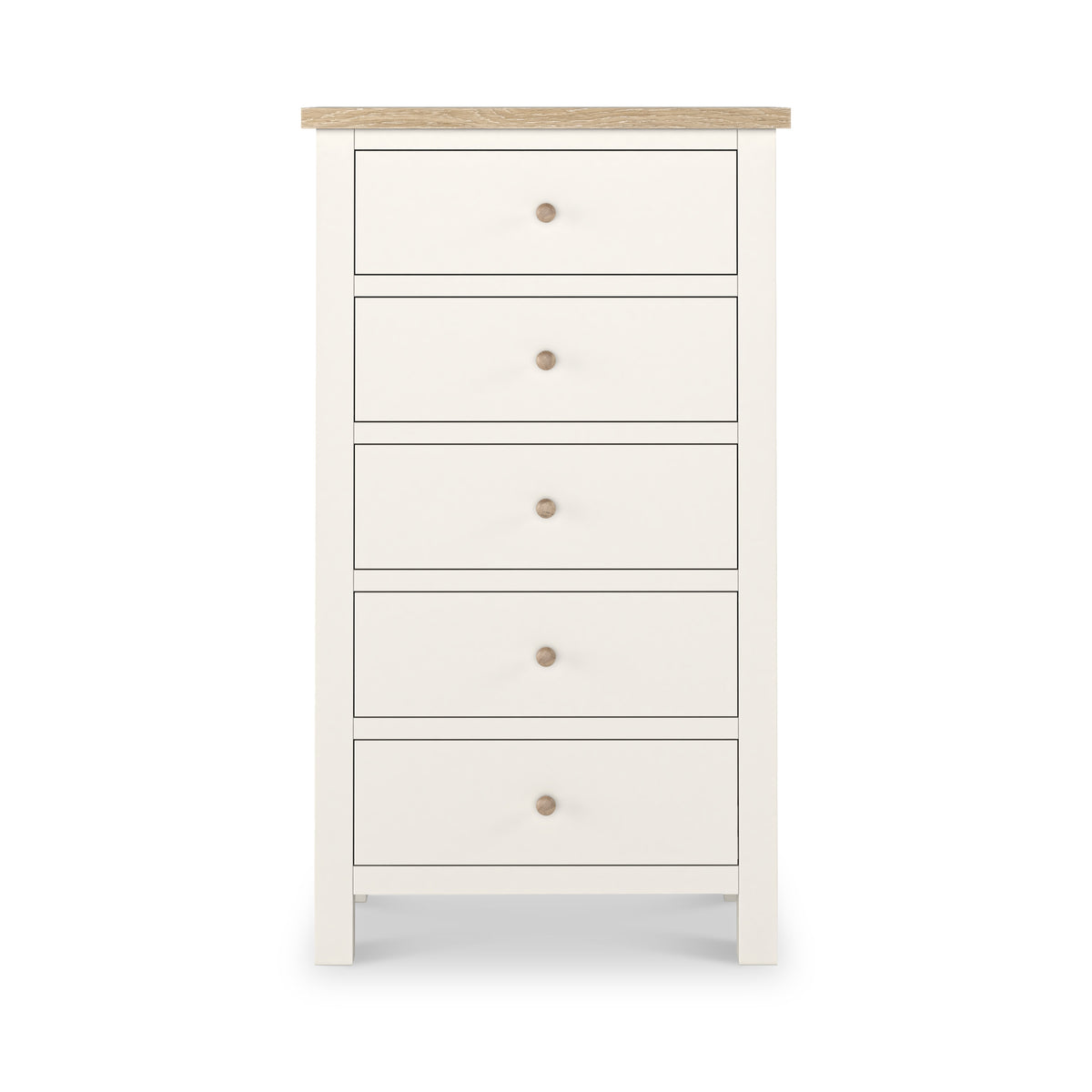 Farrow XL Washed Oak White Tallboy SH from Roseland Furniture