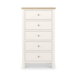 Farrow XL Washed Oak White Tallboy SH from Roseland Furniture