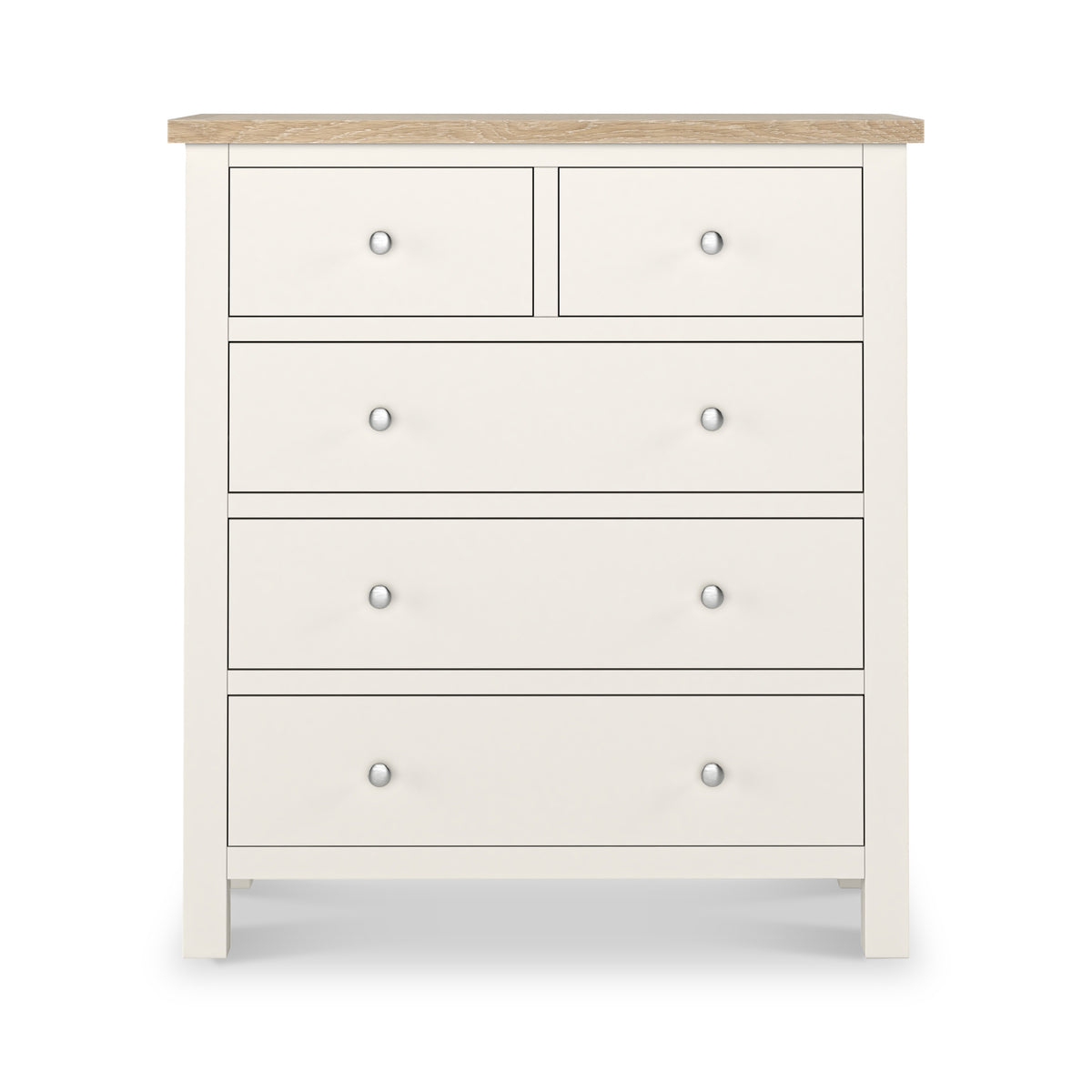 Farrow XL Washed Oak White 2 Over 3 Drawer Chest SH from Roseland Furniture