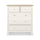 Farrow XL Washed Oak White 2 Over 3 Drawer Chest SH from Roseland Furniture