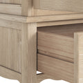 Celine Washed Oak Triple Wardrobe from Roseland Furniture