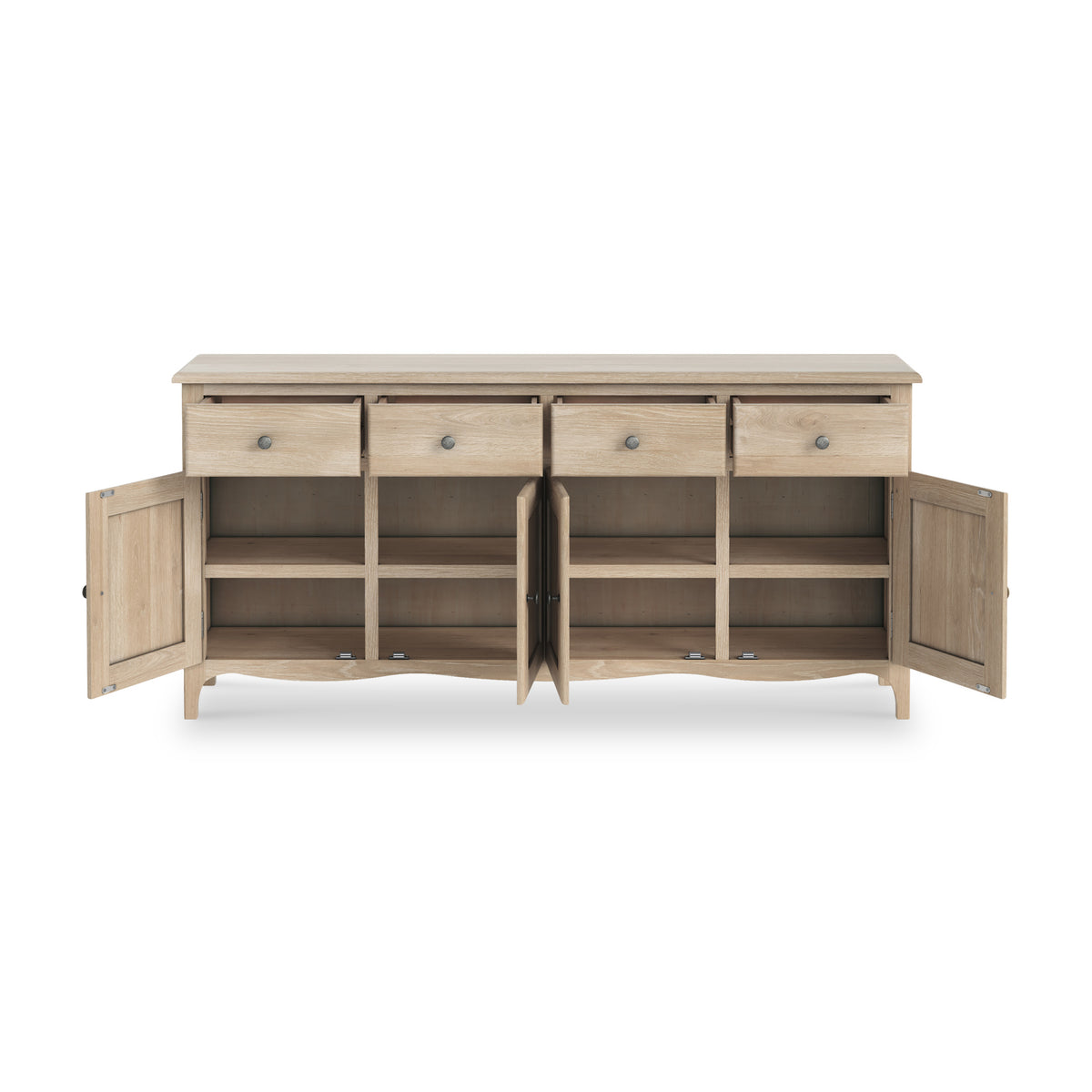 Celine Washed Oak Extra Large Sideboard from Roseland Furniture