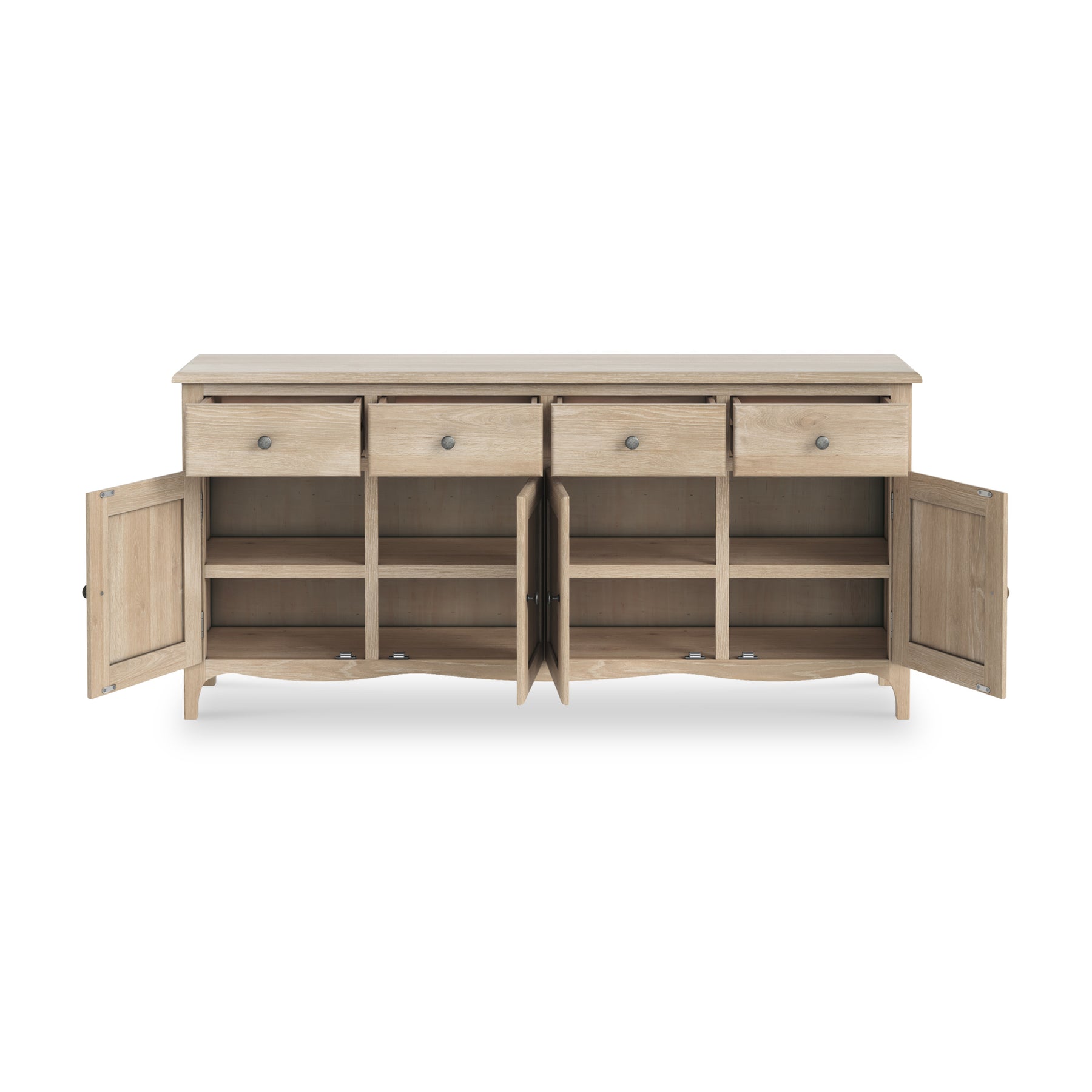 Celine Washed Oak Extra Large Sideboard from Roseland Furniture