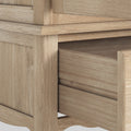 Celine Washed Oak 4 Door Wardrobe from Roseland Furniture