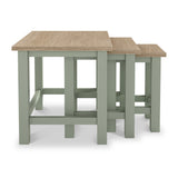 Farrow Nest of Tables Washed Oak Sage from Roseland Furniture