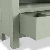 Farrow Corner TV Unit Washed Oak Sage from Roseland Furniture