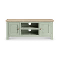 Farrow 120cm TV Unit Washed Oak Sage from Roseland Furniture