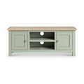 Farrow 120cm TV Unit Washed Oak Sage from Roseland Furniture