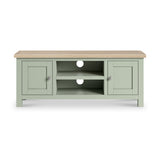 Farrow 120cm TV Unit Washed Oak Sage from Roseland Furniture