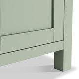 Farrow Sage Cupboard from Roseland Furniture - close up of leg