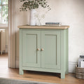 Farrow Mini Cupboard Washed Oak Sage from Roseland Furniture