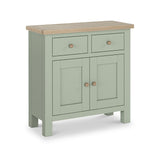 Farrow Sage Mini Sideboard with wooden handles from Roseland Furniture