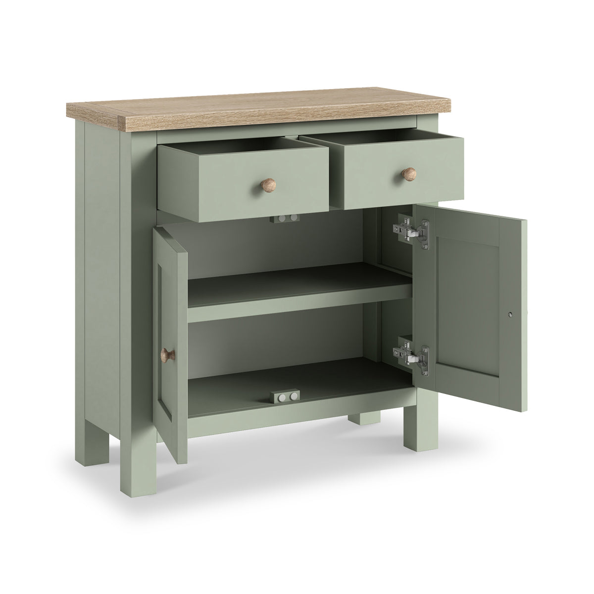Farrow Mini Sideboard Washed Oak Sage from Roseland Furniture