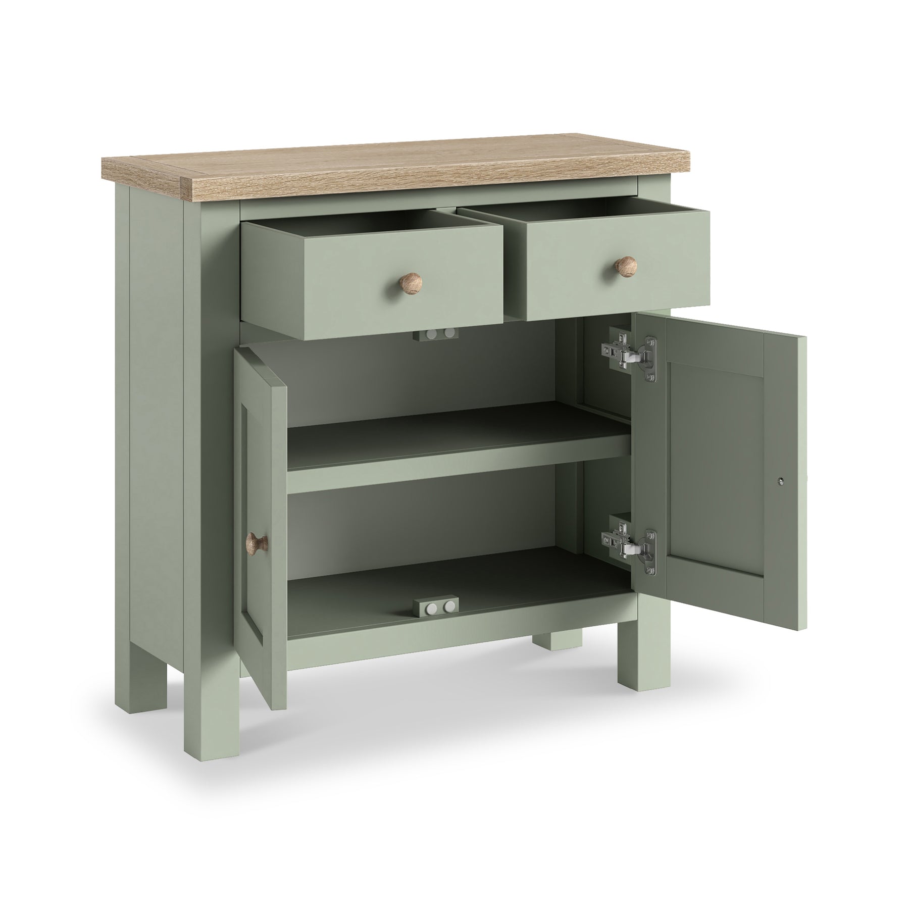 Farrow Mini Sideboard Washed Oak Sage from Roseland Furniture
