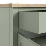 Farrow Mini Sideboard Washed Oak Sage from Roseland Furniture